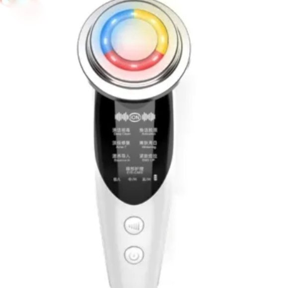 New in Box Face Lifter 7 in 1 Face Massager Lifting LED Light Therapy Device - Picture 1 of 6